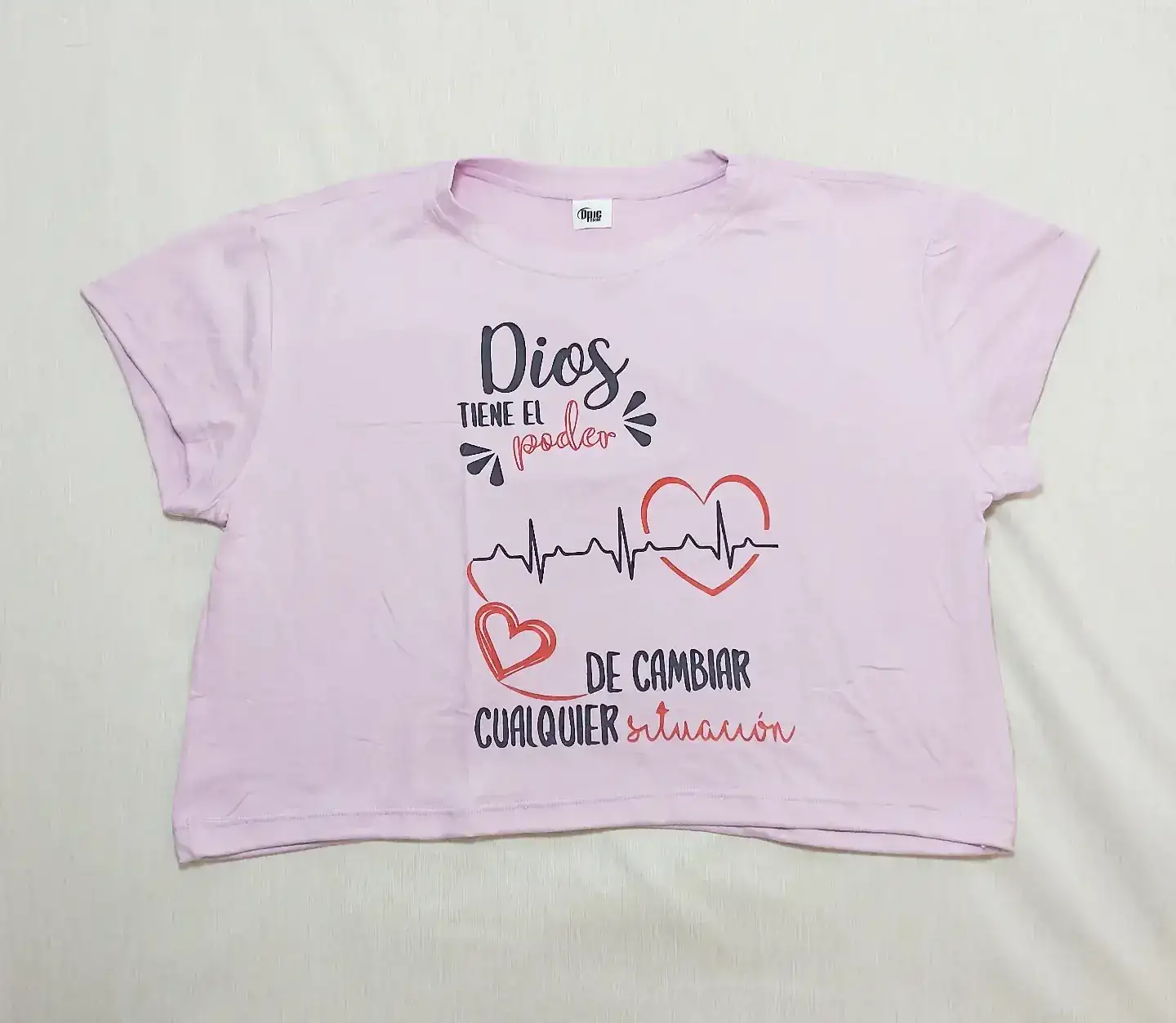 Camiseta dama corta en piel de durazno  2