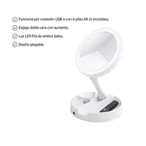 Espejo doble cara DINAX De Maquillaje Plegable 3