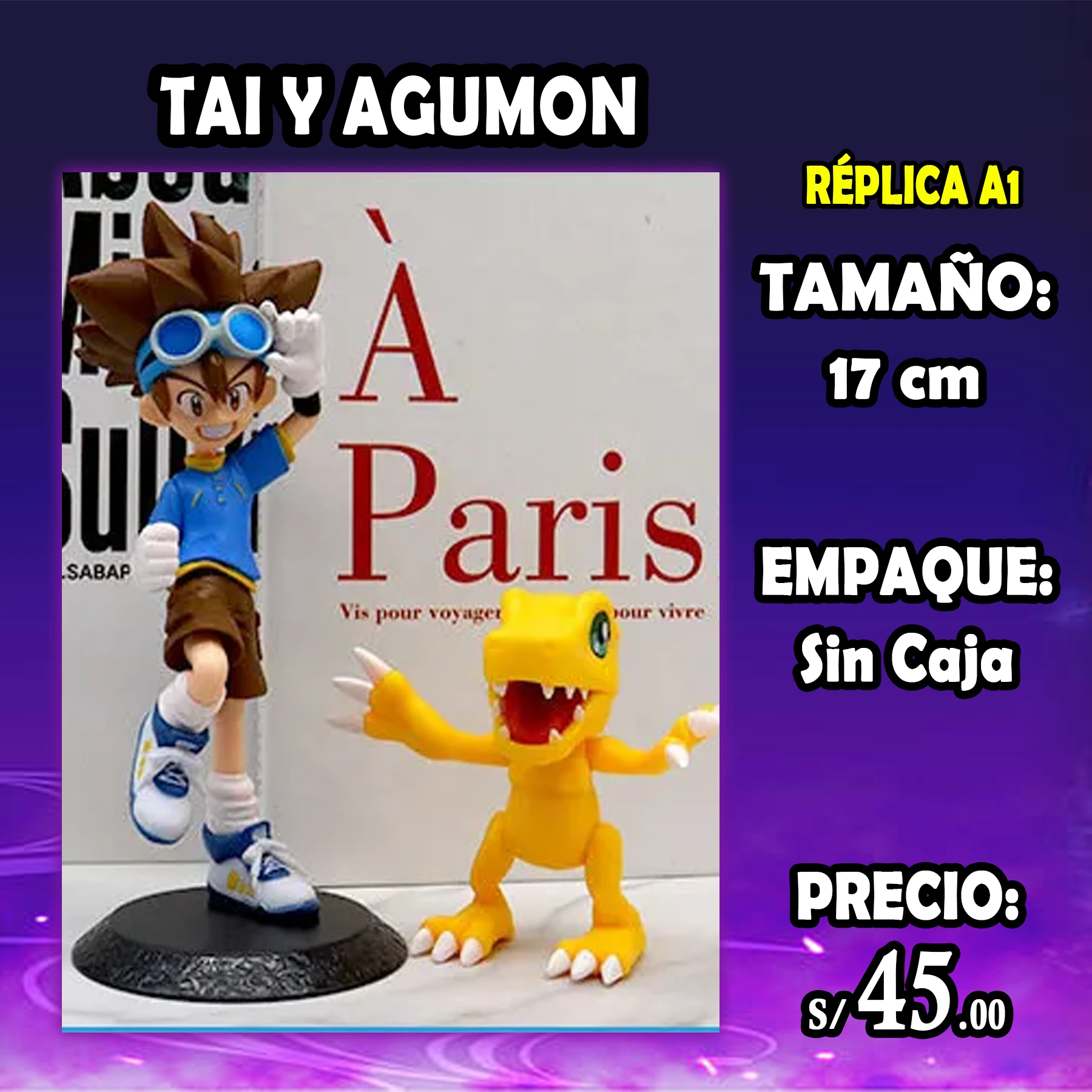 Tai y Agumon (RÉPLICA)