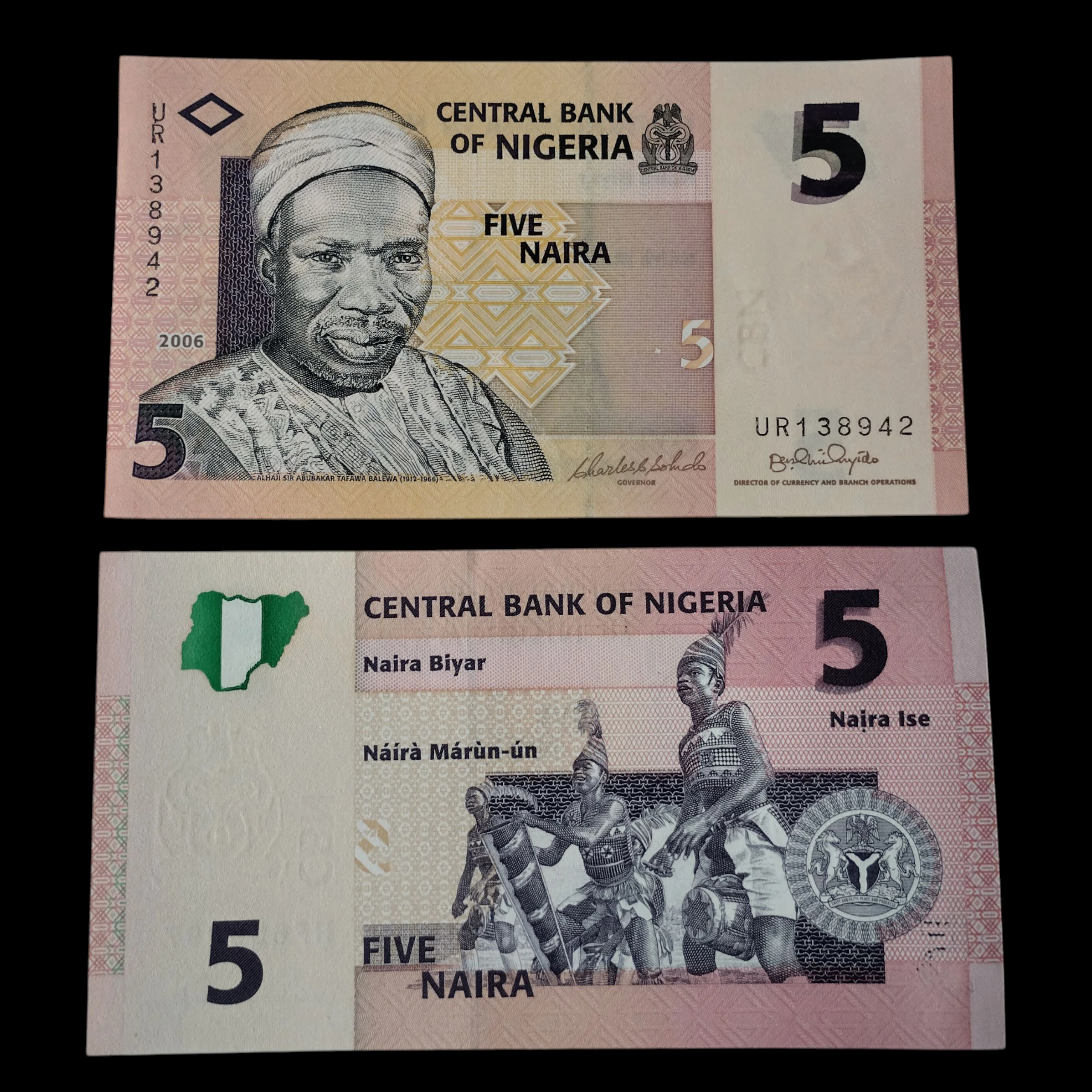• Nigeria 5 naira UNC