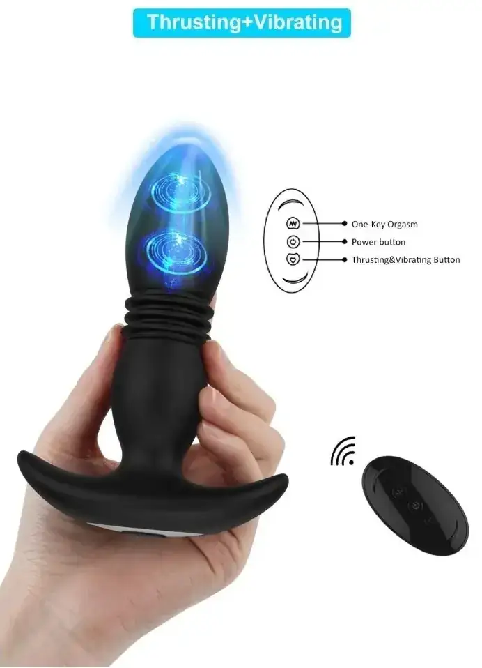 Plug Anal Masajeador De Silicona 5