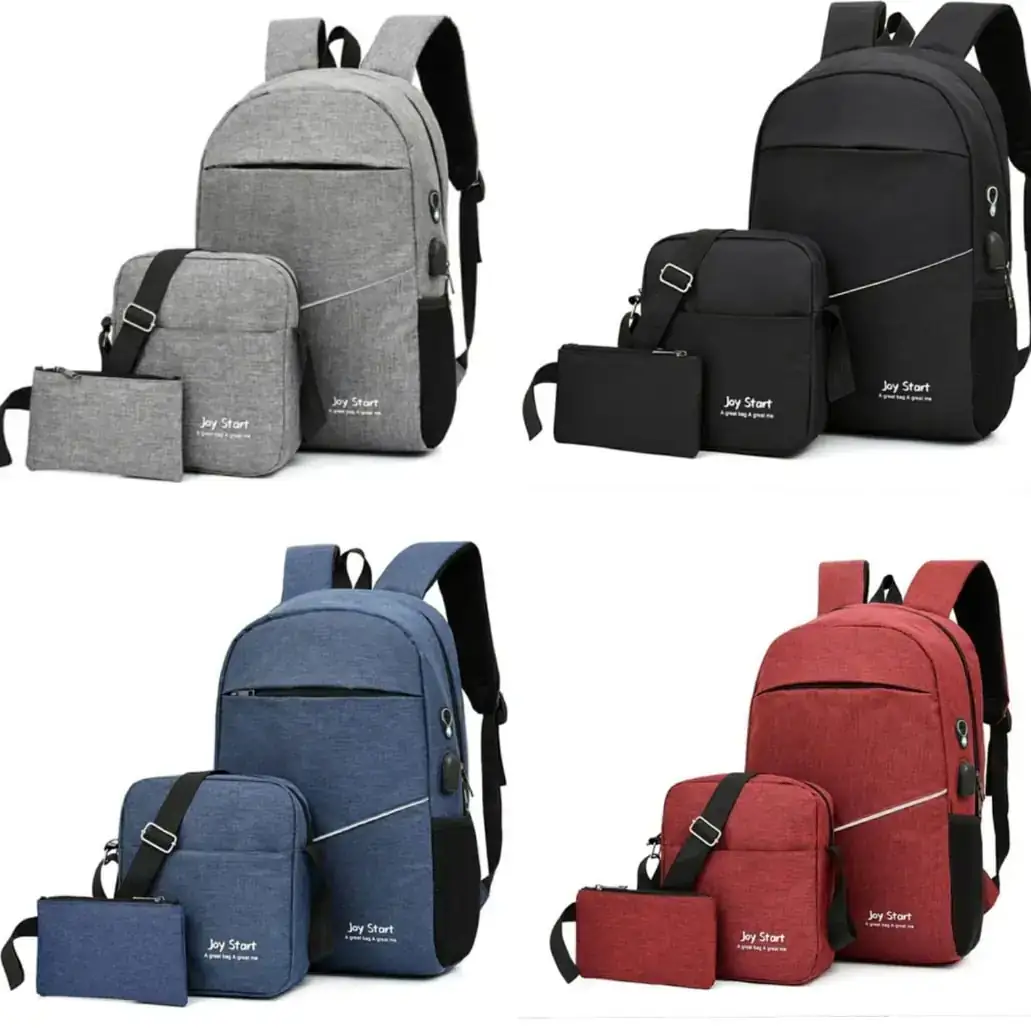 Set de morral de 3 piezas 🔝