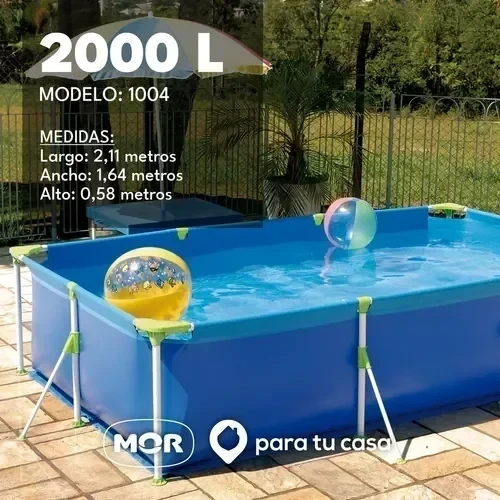 Piletas MOR 2000Lts. 2,11 X 1,64 X 0,58 3