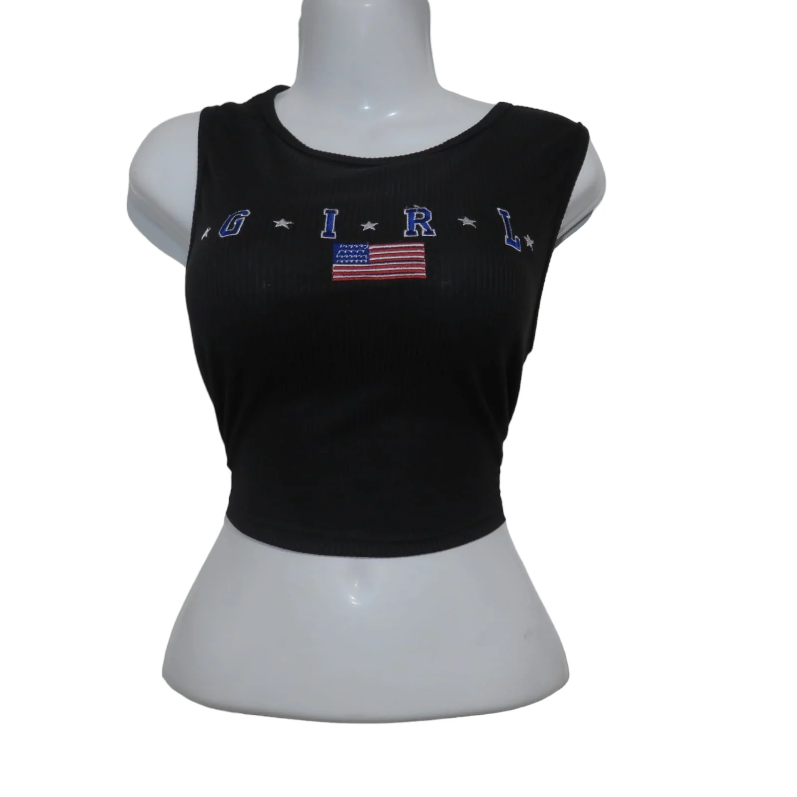 Crop top Girl negro