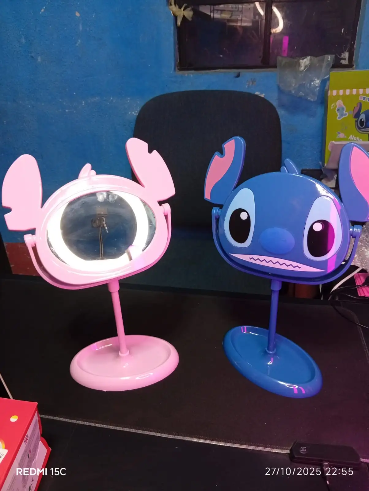 ESPEJO DE MESA STITCH 