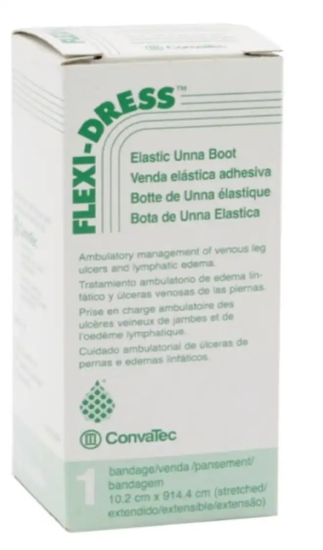 FLEXI DRESS Venda elástica adhesivo p/ulceras venosas