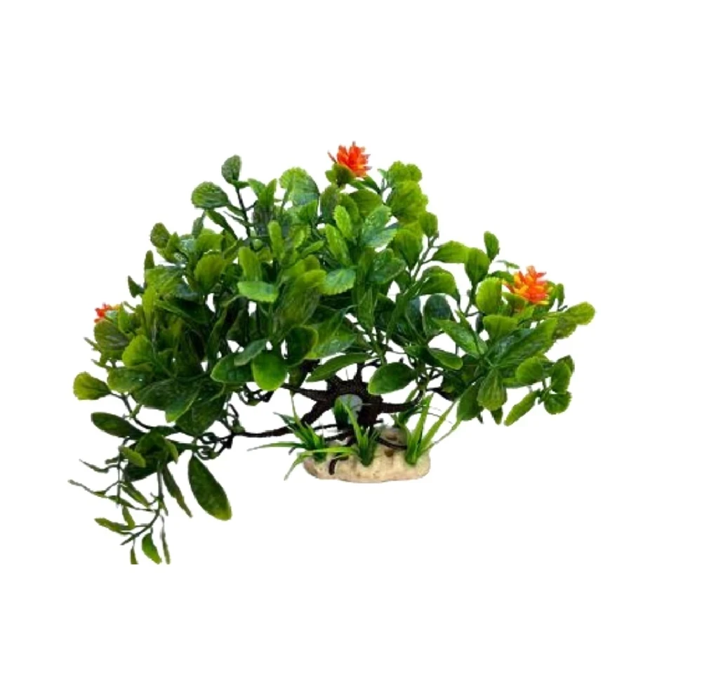 Planta decorativa de plástico