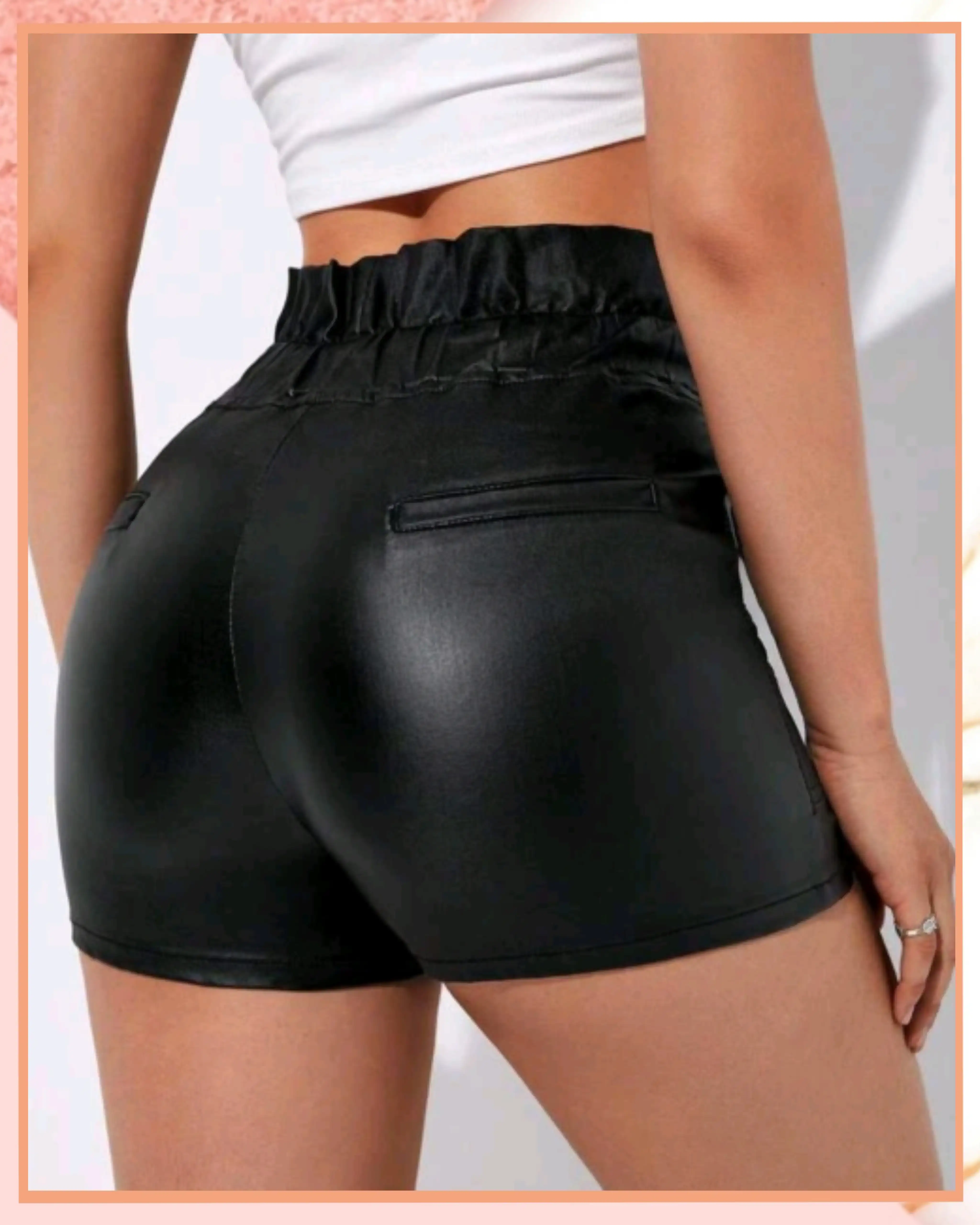 S - Shorts de cuerina 3