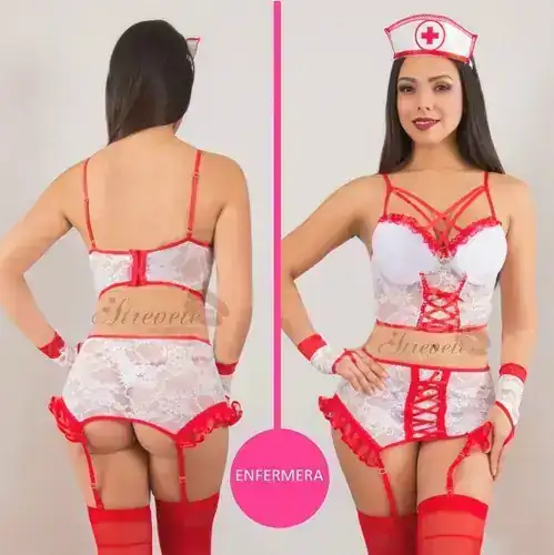 Lenseria de enfermera sexi