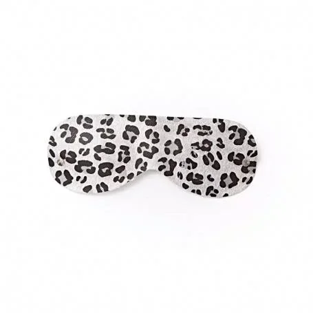 Antifaz Animal Print Plateado