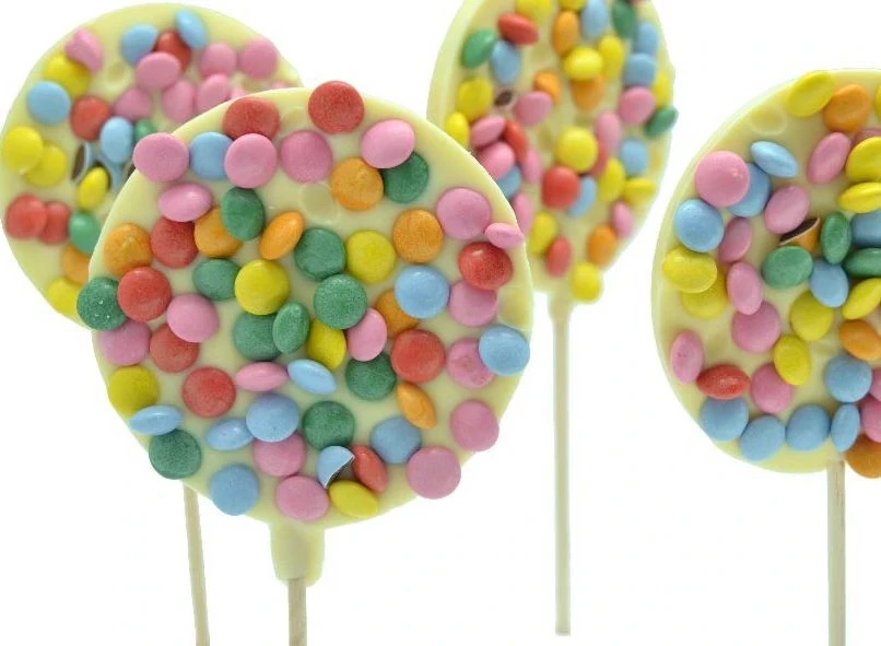 PIRULETA CHOCO Blanco GRAGEAS 