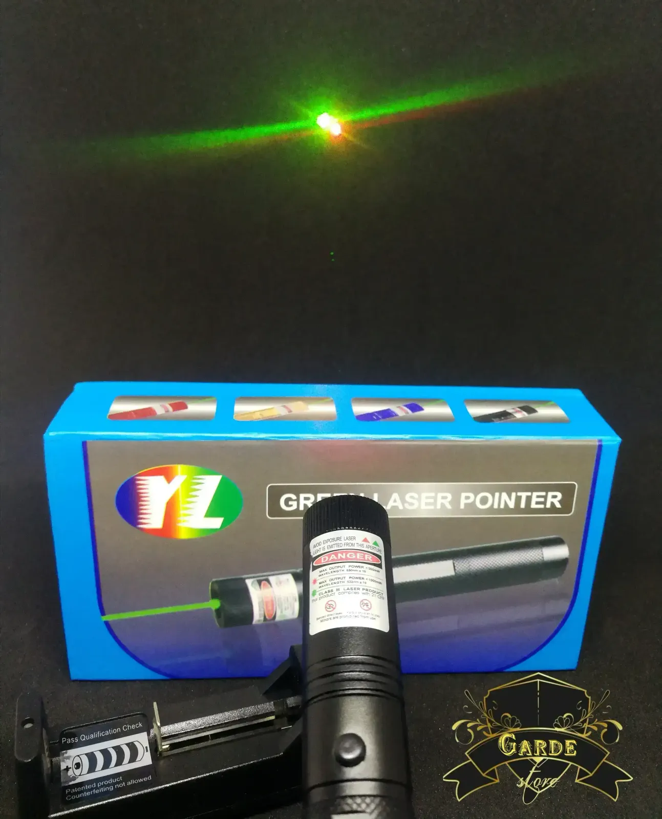 Puntero laser dual rojo y verde.  4
