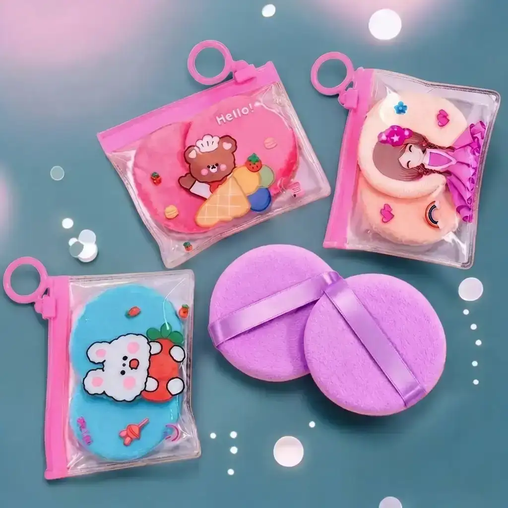 Set 2 Esponjas para Maquillaje en Estuche
