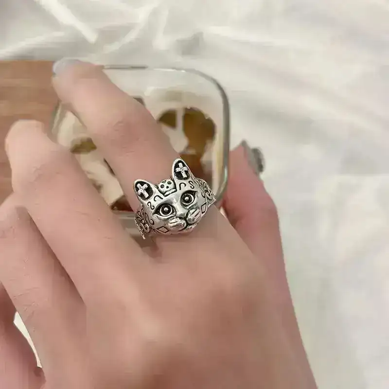Anillo Tigre Plateado REF: MB07