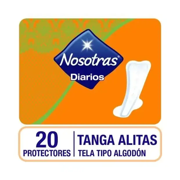 Sin stock Protector Diario Tanga Alitas Nosotras x 20
