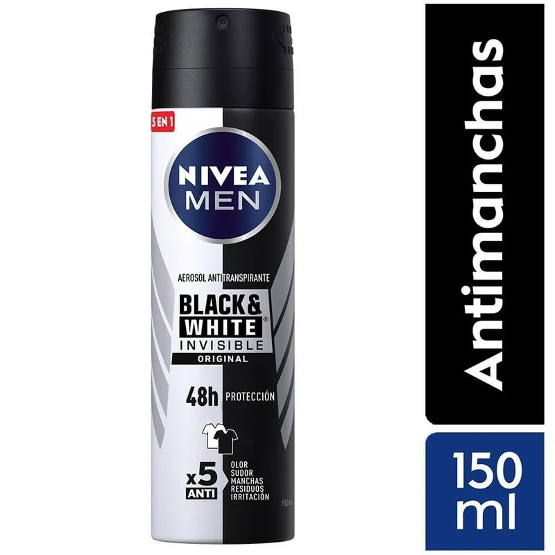 NIVEA BLACK WHITE  150ml 
