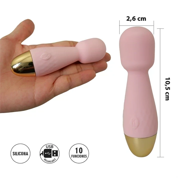 Microscopium : Microfono vibrador con modos de vibracion y carga USB