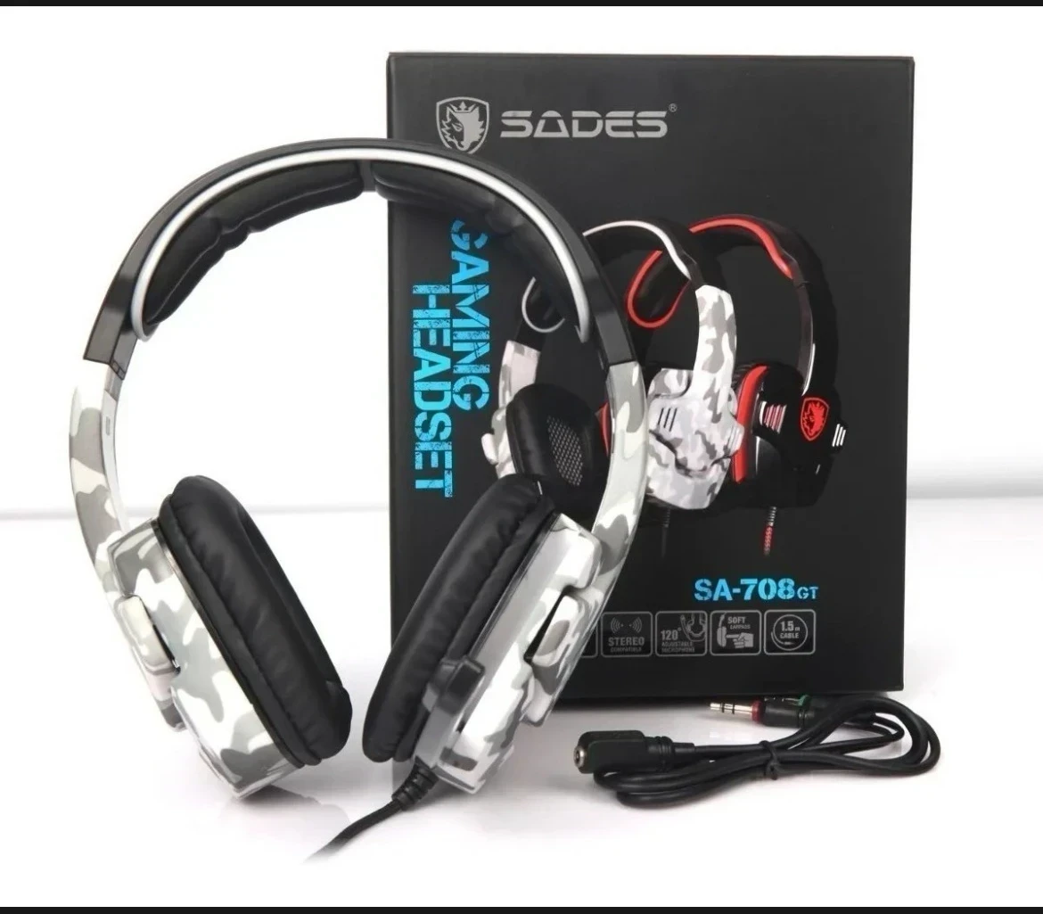 AURICULAR GAMER SADES SA-708GT
