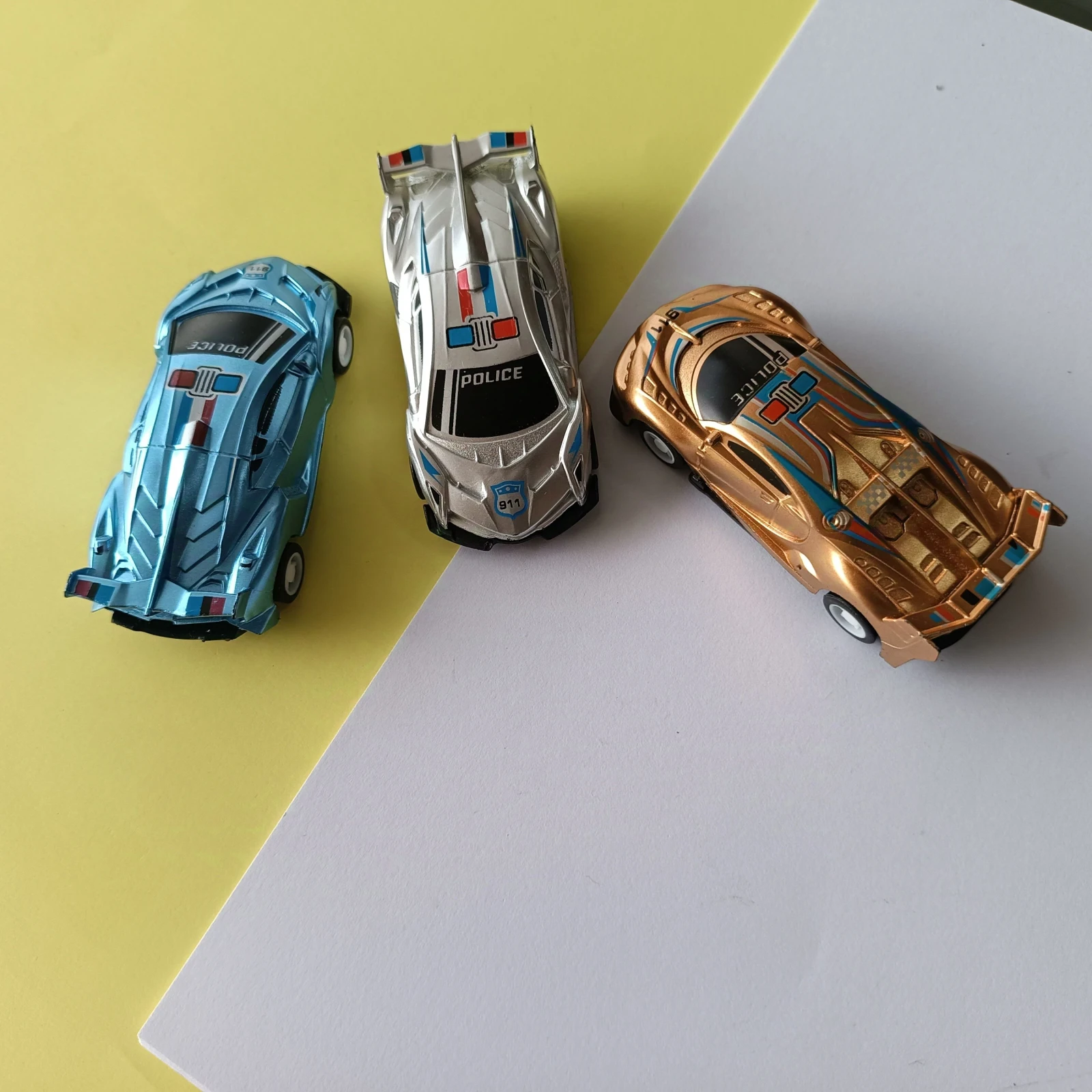SET CARRO POLICÍA X3