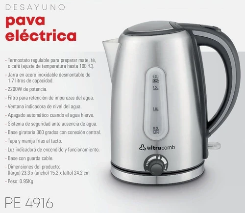 Pava eléctrica Ultracomb 4916