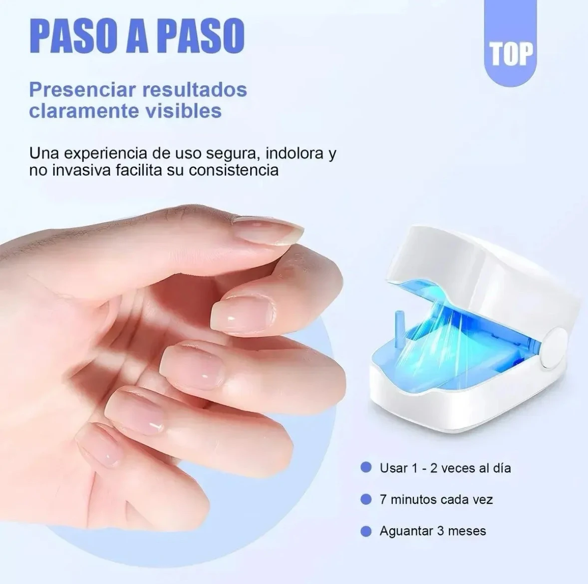Dispositivo laser para el tratamiento de uñas 8