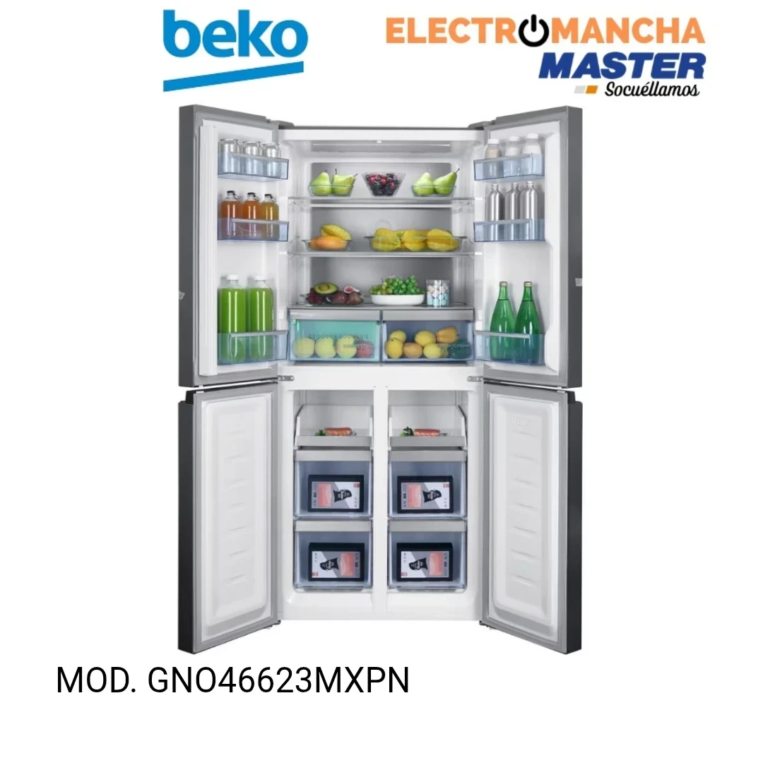 FRIGO AMERICANO BEKO GNO46623MXPN INOX  1,80*79 NF D  2