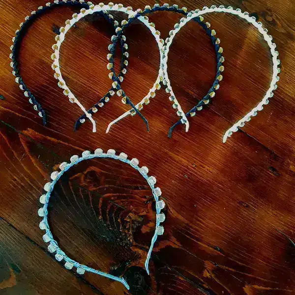 Vincha de strass M55 2