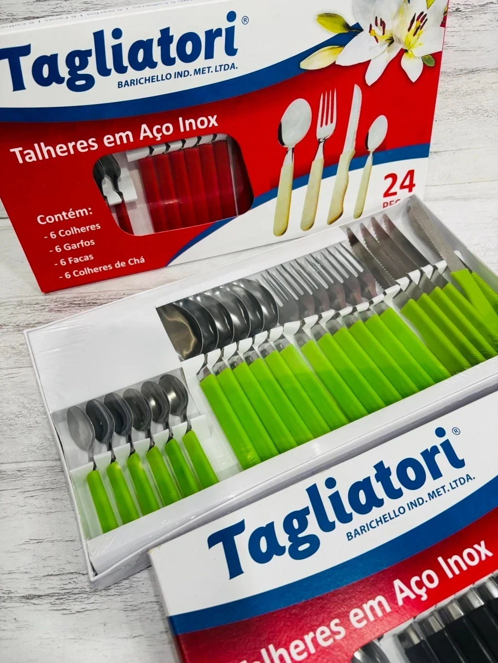 SET DE CUBIERTOS BARICHELLO TAGLIATORI 24 PIEZAS 