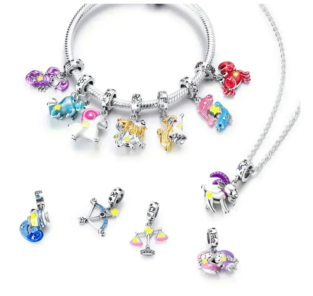 Charm Signo Zodiacal Colgante  2