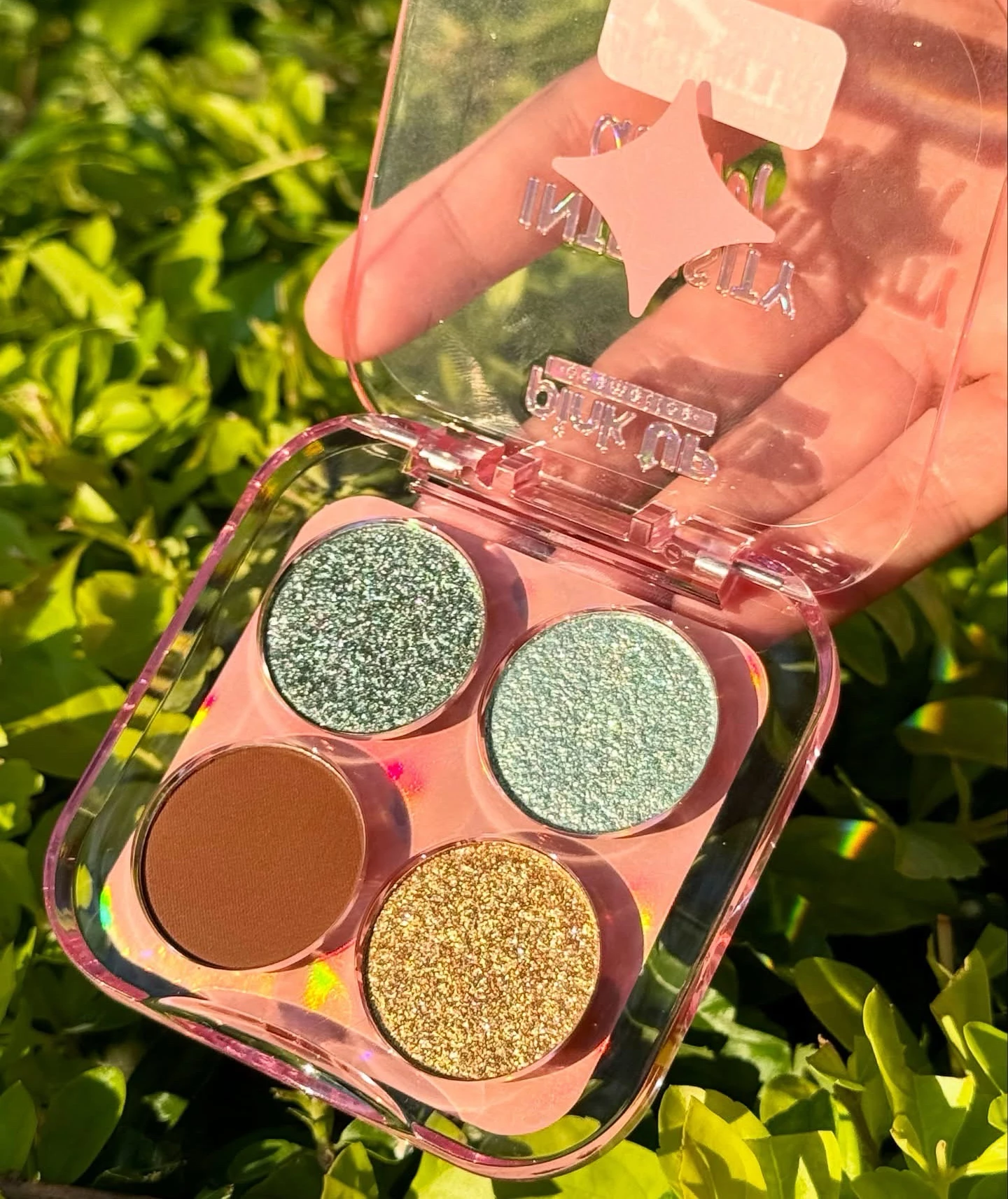 Cuarteto de sombras intensity glam pink up 7