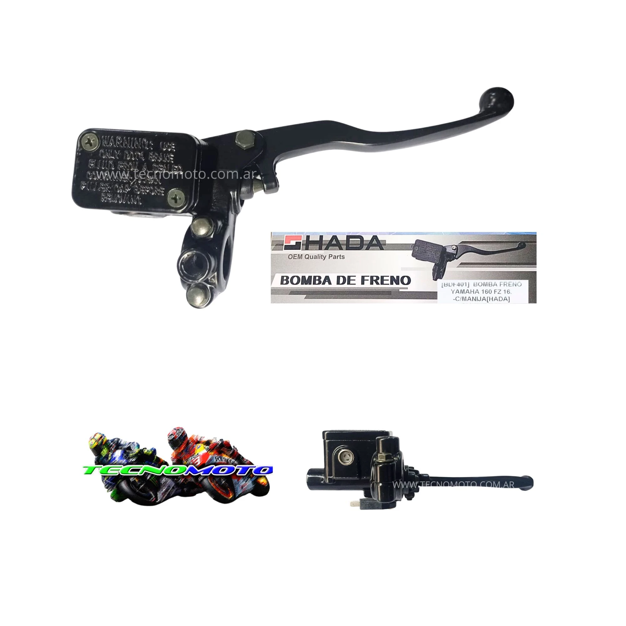 BOMBA FRENO YAMAHA 160 FZ 16. -C/MANIJA   -49648
