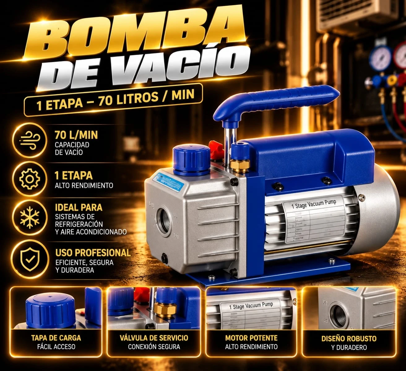 BOMBA DE VACÍO – 1 ETAPA