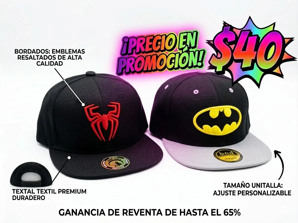 Gorra super héroe (adulto)