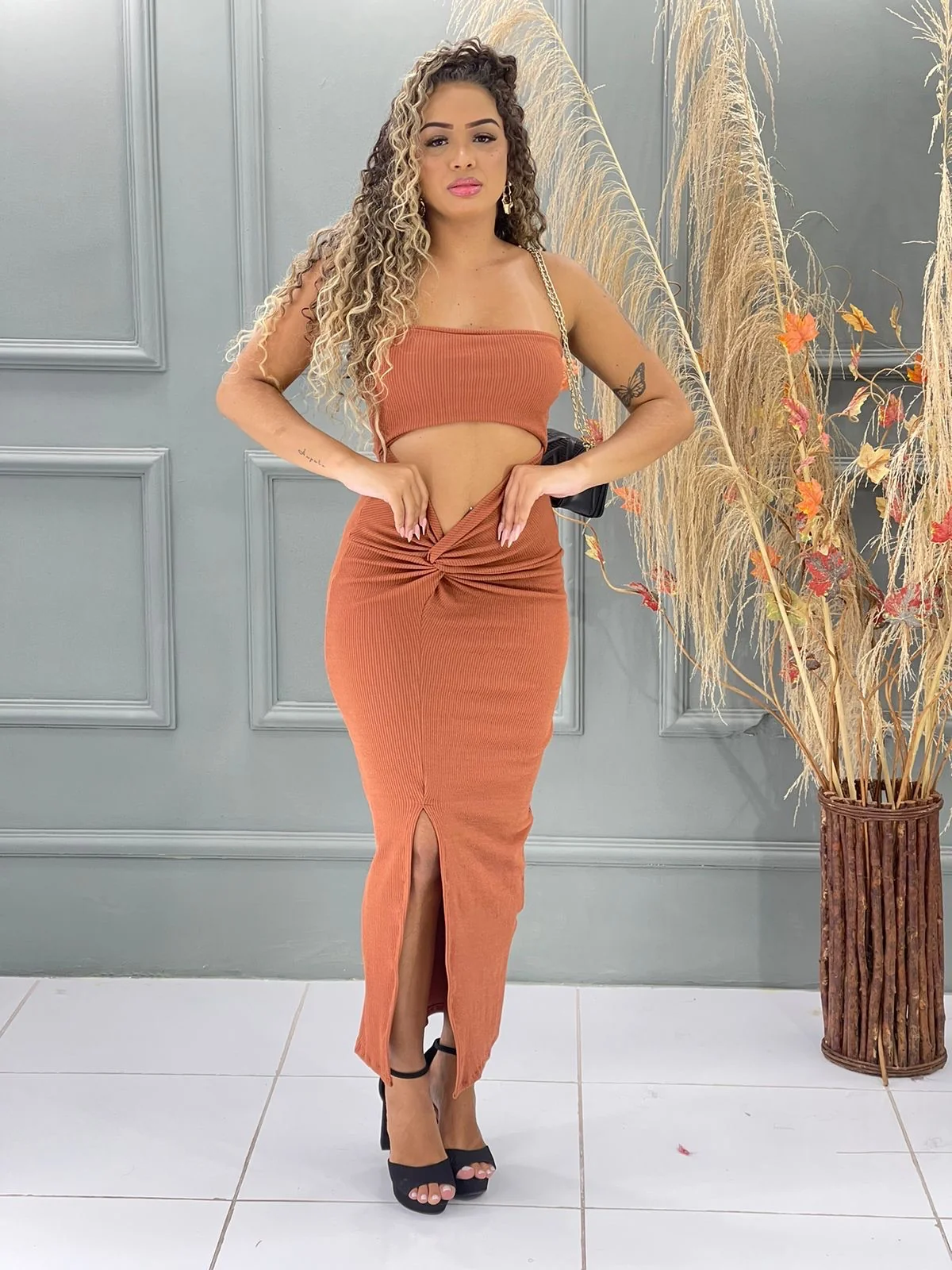 VESTIDO MIDI LONGO 4