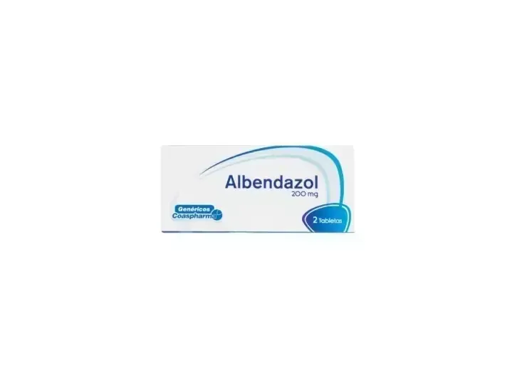 ALBENDAZOL TBL X 2 COAS