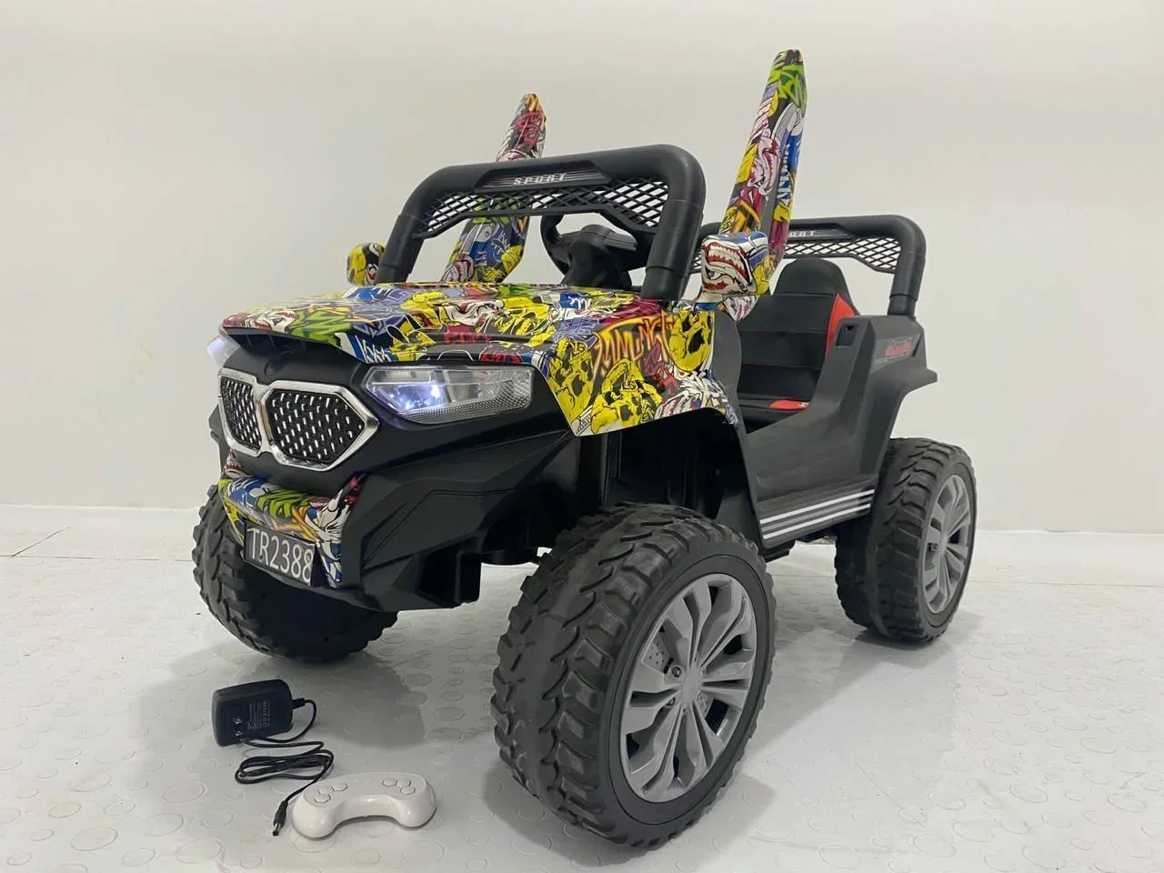Carro Moto Electrico Niño BMW 4x4 Llant Caucho Cotrol 1 a 5 Años 2