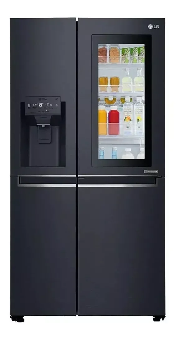 Heladera LgGC-X247CQBV 601 LTS NEGRO