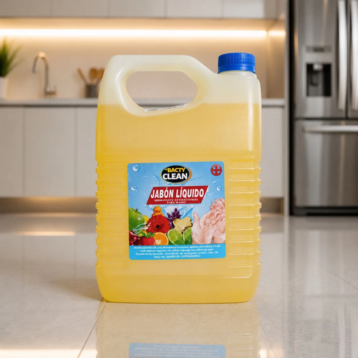 JABÓN LÍQUIDO P/ MANOS ANTIBACTERIAL ALMENDRA 
