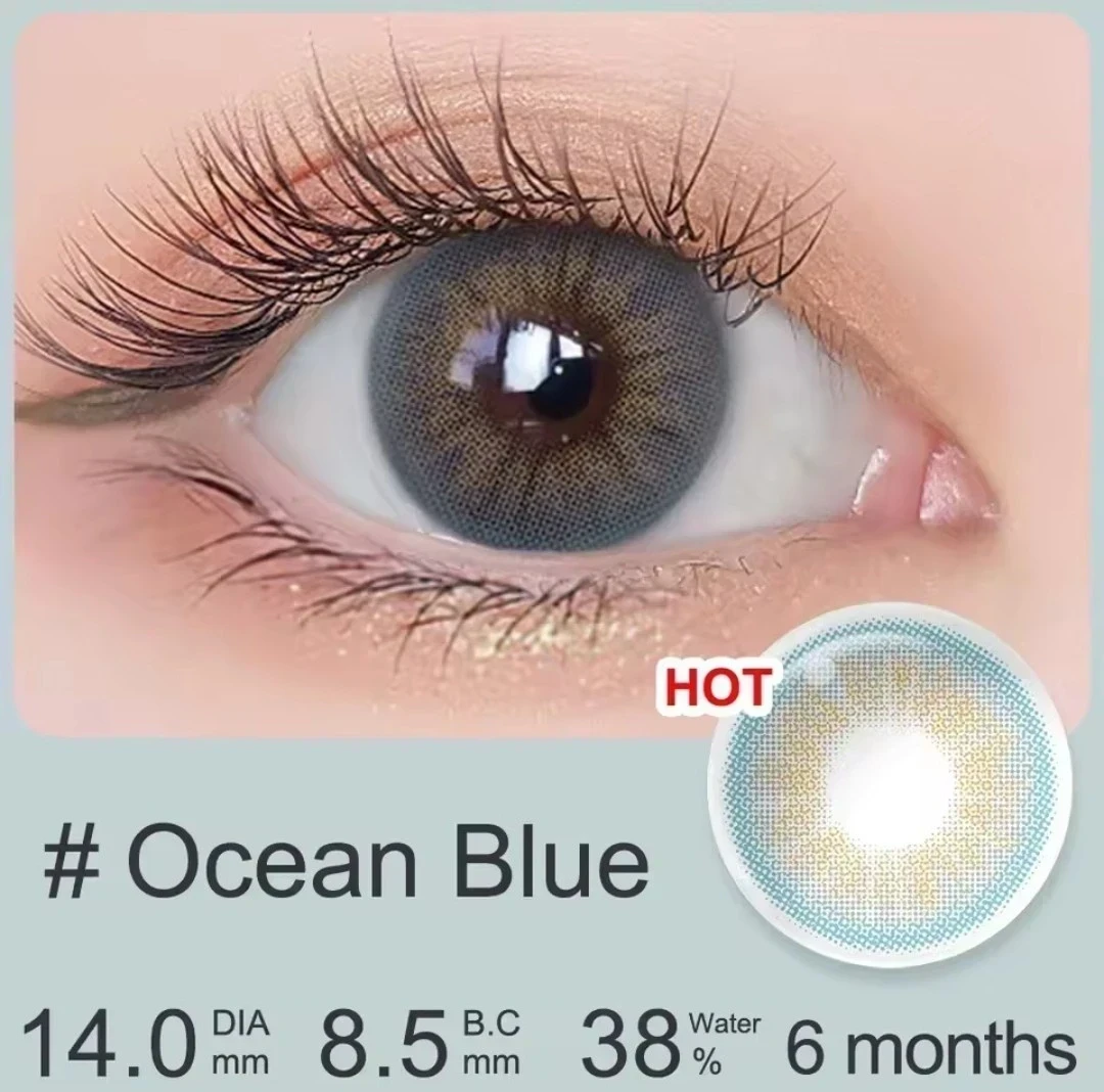 Lentes de contacto - Referencia: Desire ll / Ocean blue  2