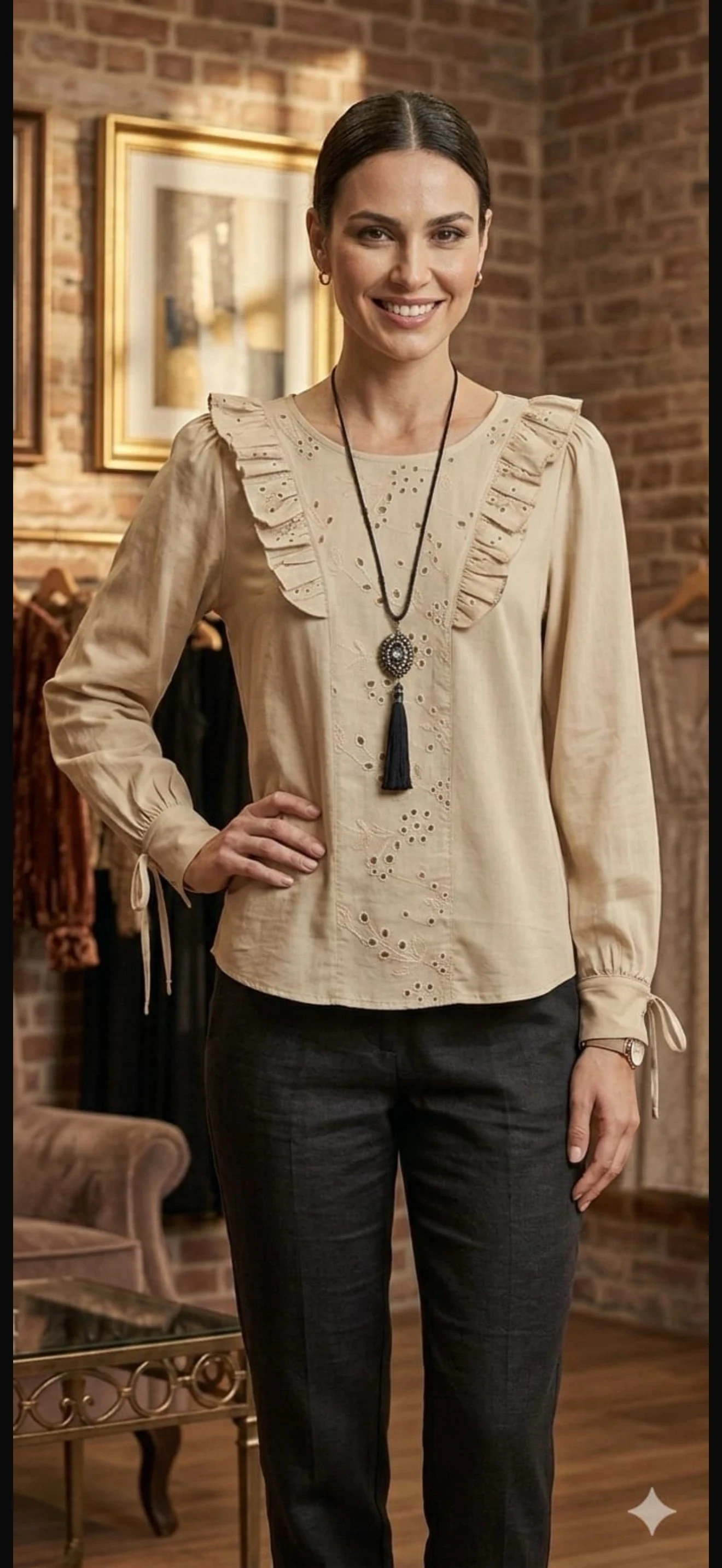 CAMISAS POPLIN BRODERI 