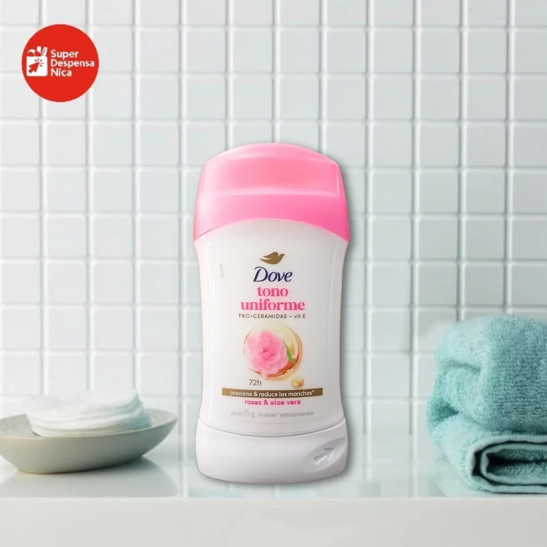 Desodorante Dove Barra Rosas y Aloe Vera 45g