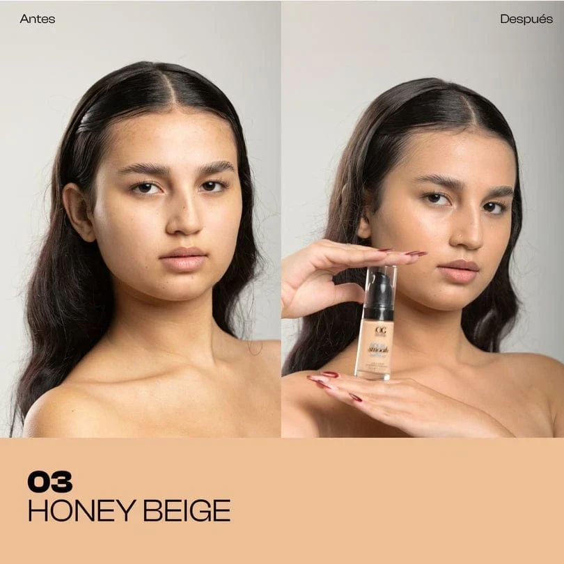 og base liquida agua smooth 30ml 003 honey beige.jfif