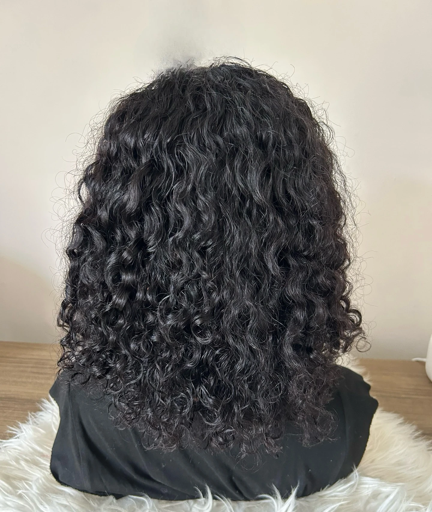 Peluca de cabello humano precortada, desplumada, 13 x 4, con encaje frontal profundo y rizado, sin pegamento, densidad del 150 % (12 pulgadas) 3