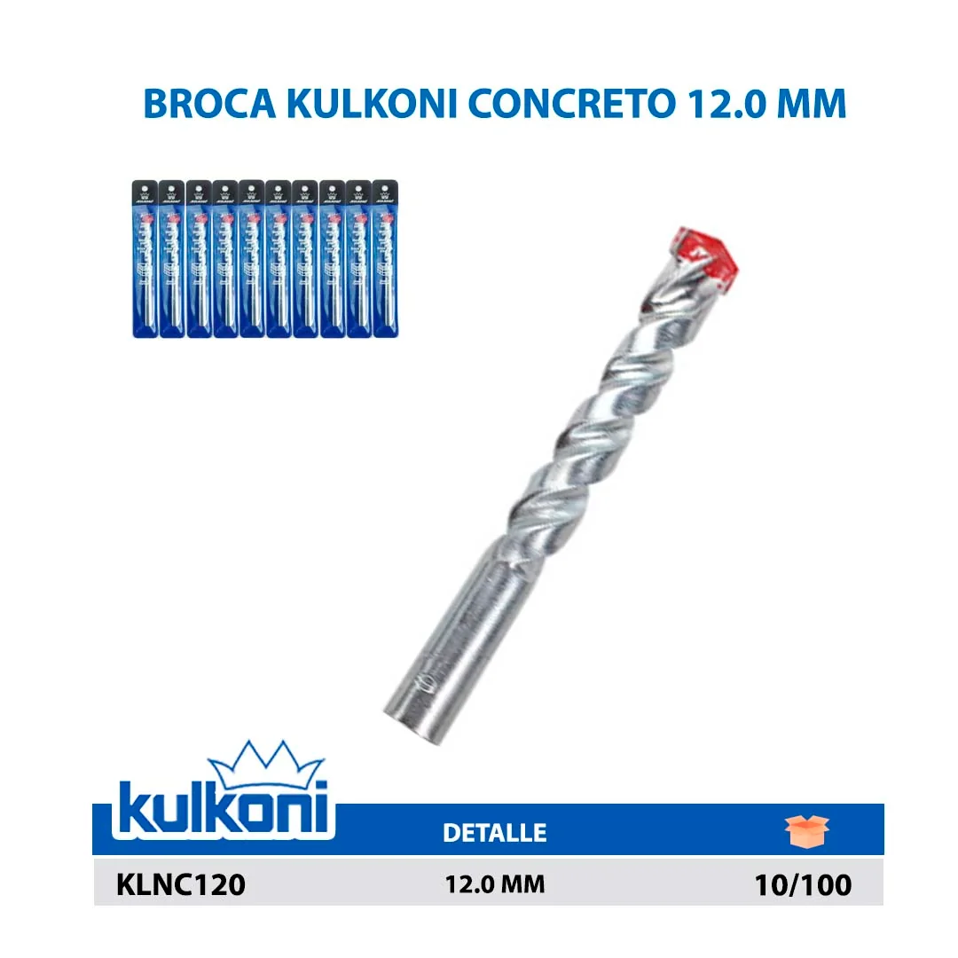 BROCA KULKONI CONCRETO 12.0 MM