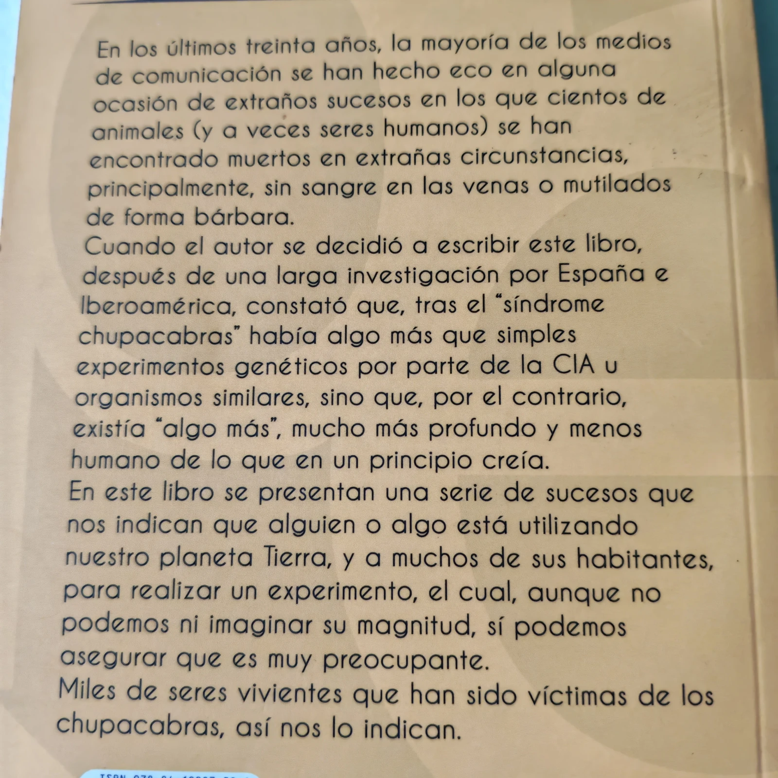 El chupacabras, Miguel Aracil, nuevo  2