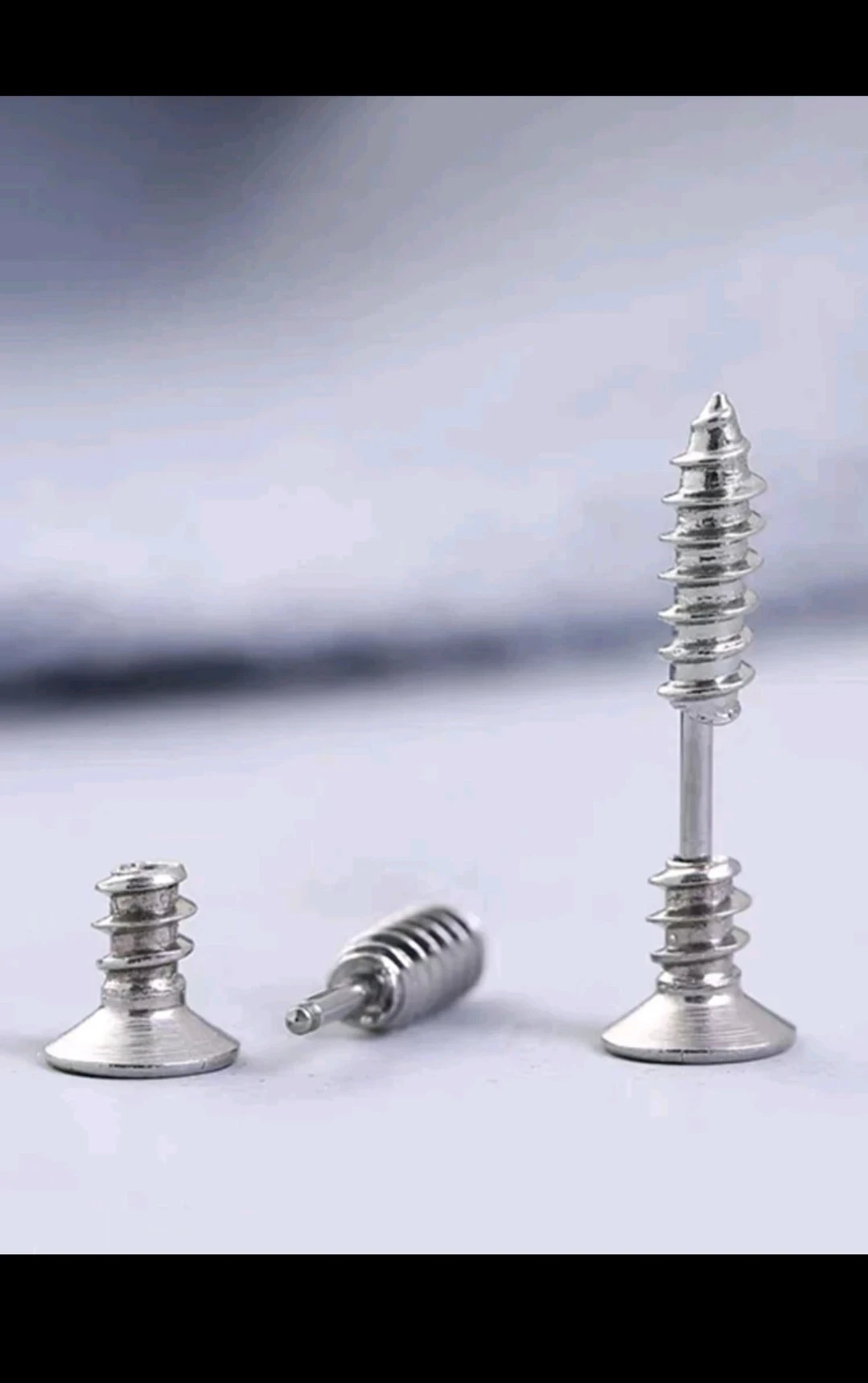 Aretes unisex/ Diseño de tornillo 3