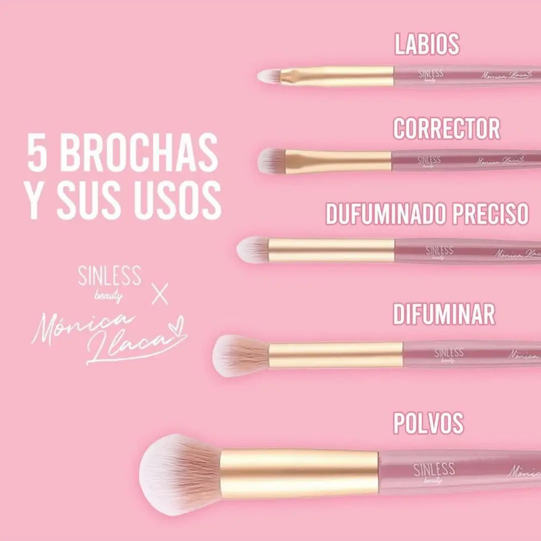 SET DE BROCHAS MÓNICA LLACA 4