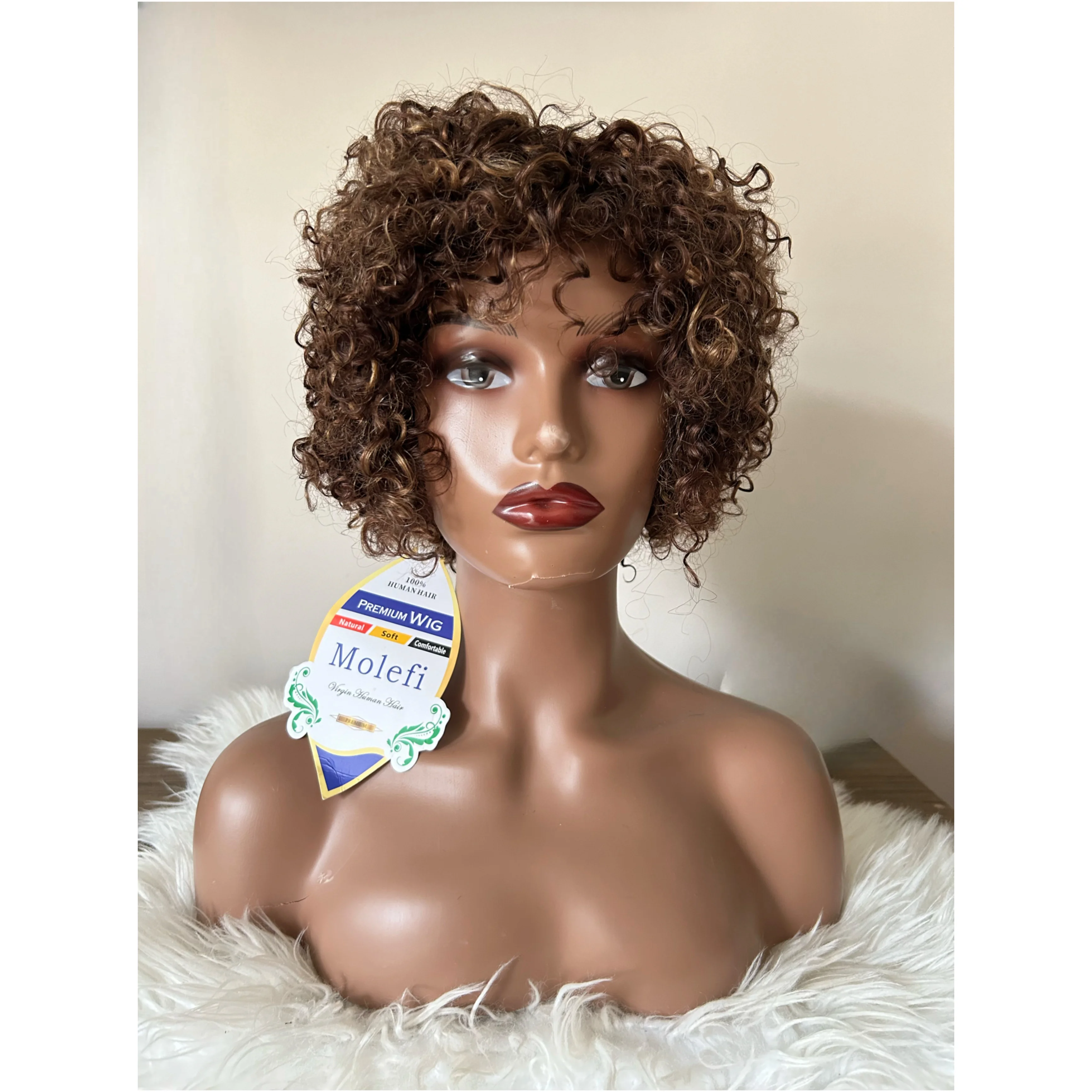 Peluca rizada 8” #4/27