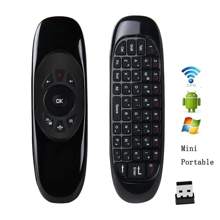 MINI TECLADO INALAMBRICO AIR MOUSE MOD C120350”0 3