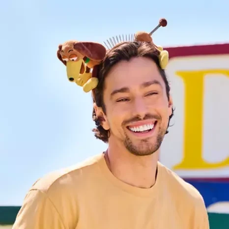 DIADEMA DE PELUCHE CON OREJAS DE PERRO SLINKY 4